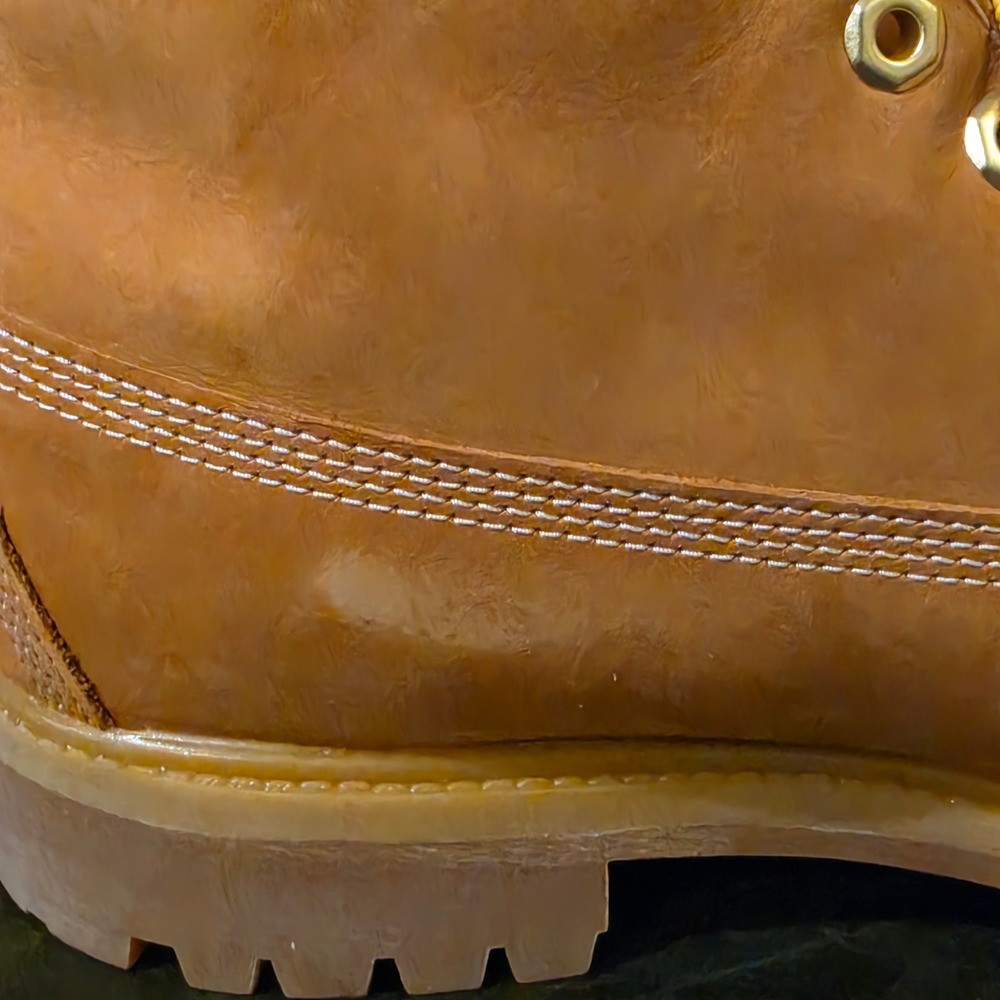 Timberland Mens Premium 6 Inch Waterproof Boot Wheat Nubuck TB110061 8.5M - Picture 7 of 13